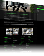 Screen Webseite HA Metalltechnik