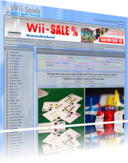 Screen Webseite Wii Spiele